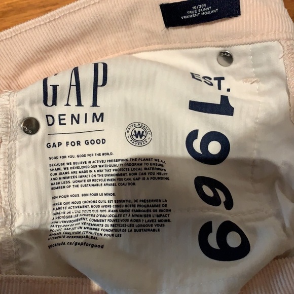 Gap pink corduroy skinny jeans - Picture 6 of 8